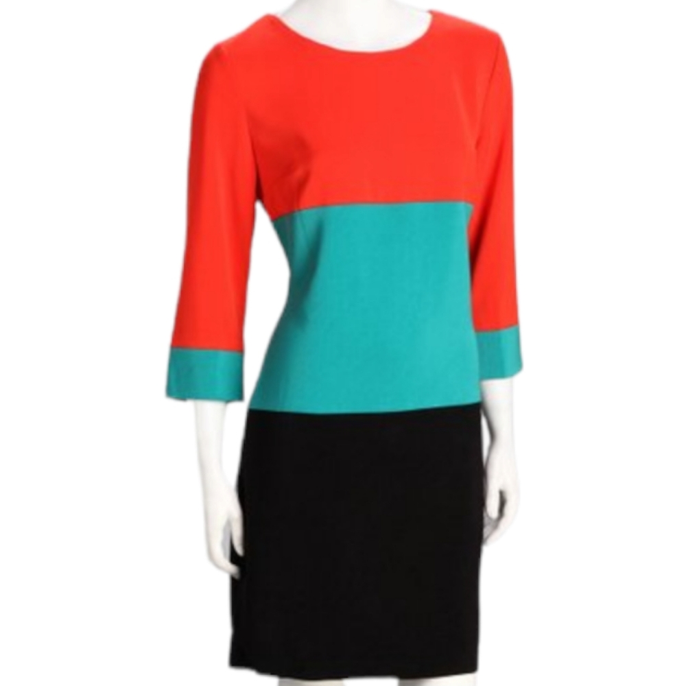 Adore colorblock shift dress size medium